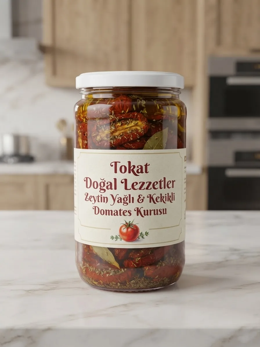 ZEYTİNYAĞINDA KEKİKLİ DOMATES KURUSU