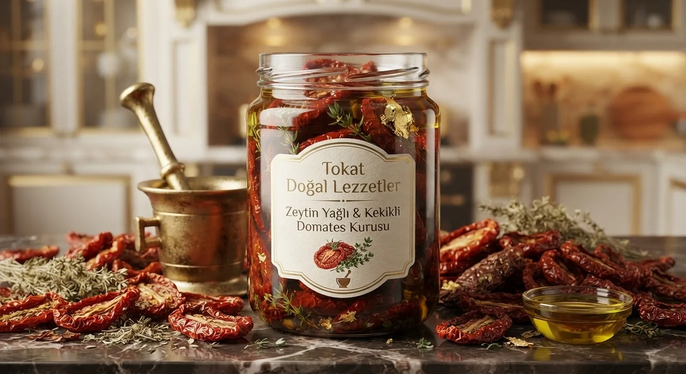 ZEYTİNYAĞINDA KEKİKLİ DOMATES KURUSU
